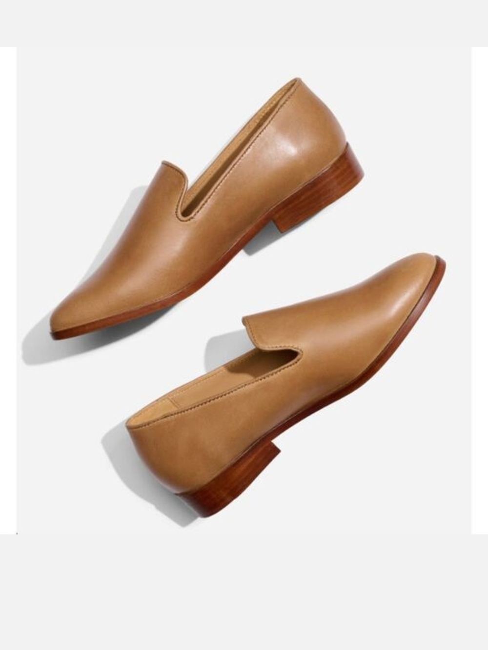 Nisolo Classic Tan Leather Slip-On Loafer for Women Sz 11 New Ret $200